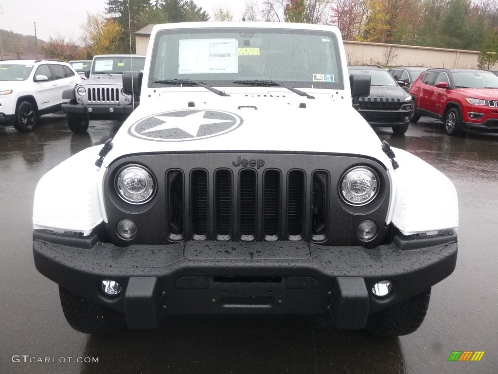 Bright White 2018 Jeep Wrangler Unlimited Freedom Edition 4X4 Exterior Photo #123651403