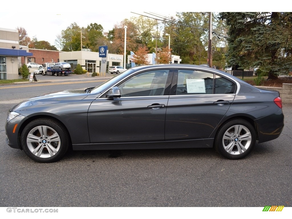2017 3 Series 330i xDrive Sedan - Mineral Grey Metallic / Black photo #5