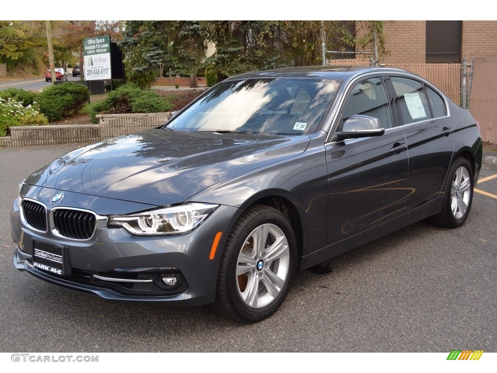 2017 3 Series 330i xDrive Sedan - Mineral Grey Metallic / Black photo #6