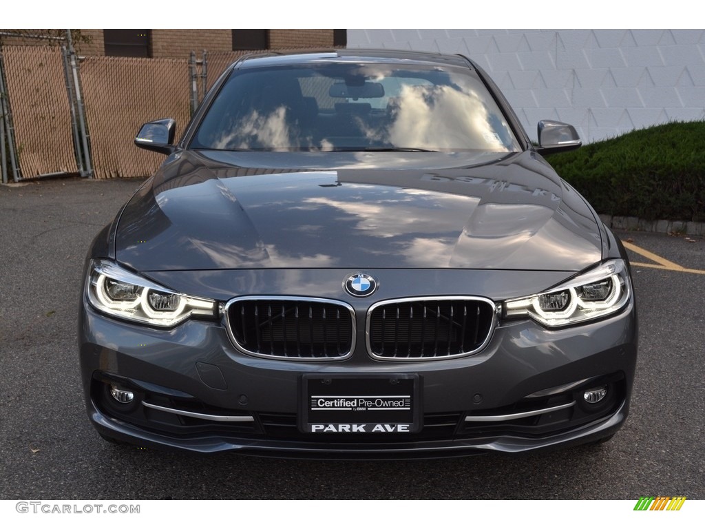 2017 3 Series 330i xDrive Sedan - Mineral Grey Metallic / Black photo #7