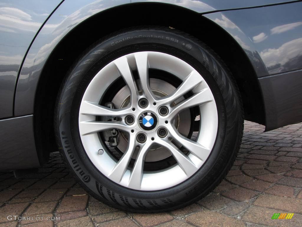 2008 3 Series 328i Sedan - Sparkling Graphite Metallic / Black photo #60
