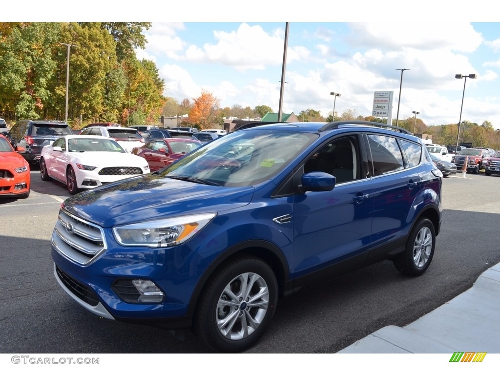 2018 Escape SE - Lightning Blue / Medium Light Stone photo #3