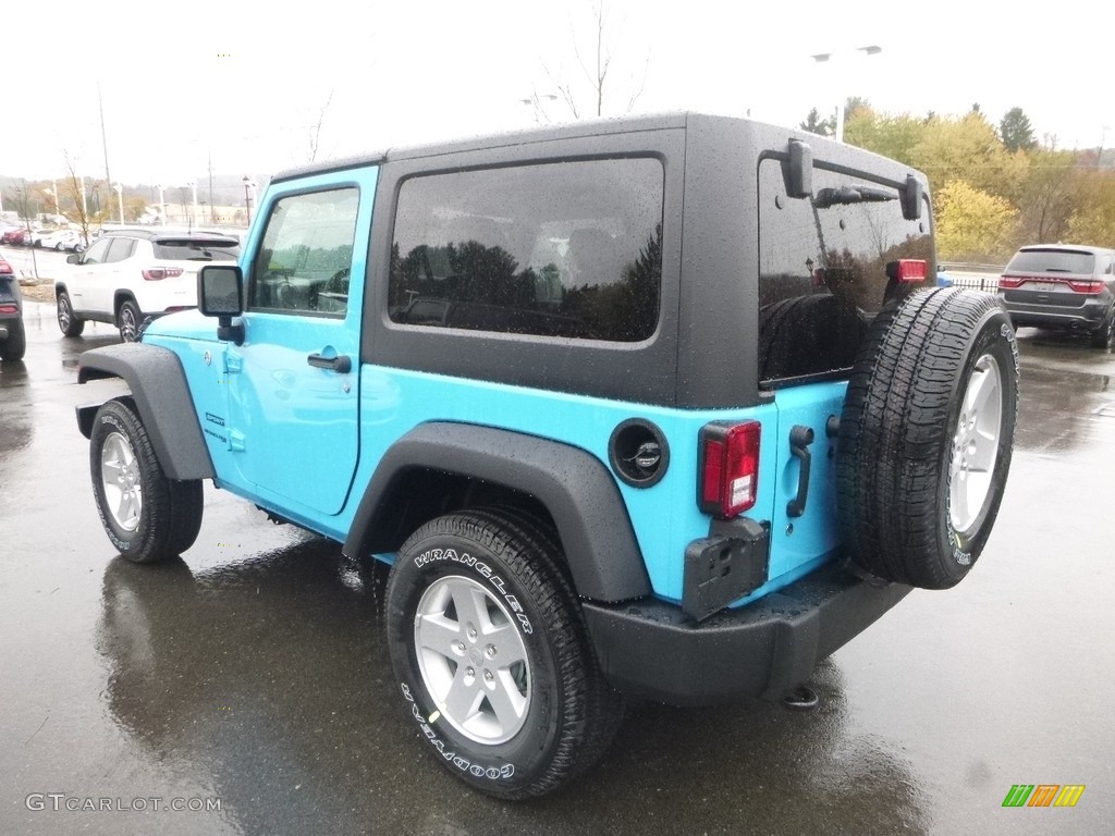 2018 Wrangler Sport 4x4 - Chief Blue / Black photo #3