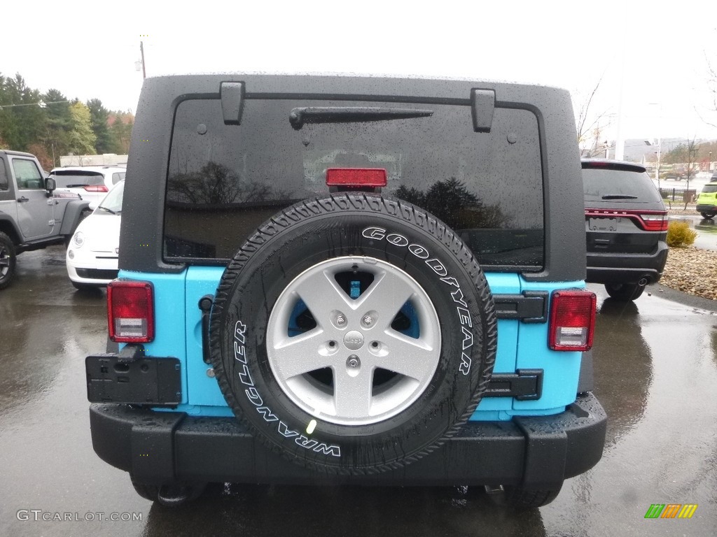 2018 Wrangler Sport 4x4 - Chief Blue / Black photo #4