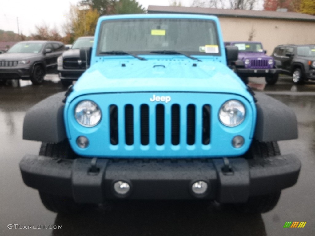 2018 Wrangler Sport 4x4 - Chief Blue / Black photo #8