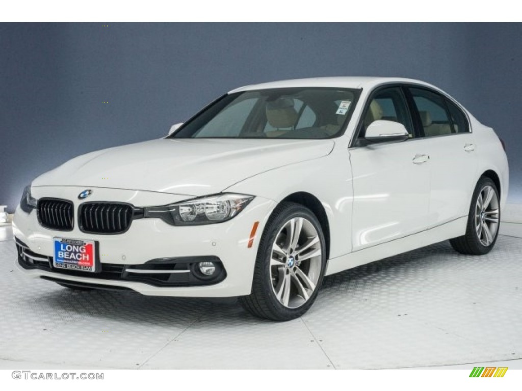 2017 3 Series 330i Sedan - Alpine White / Venetian Beige/Black photo #31