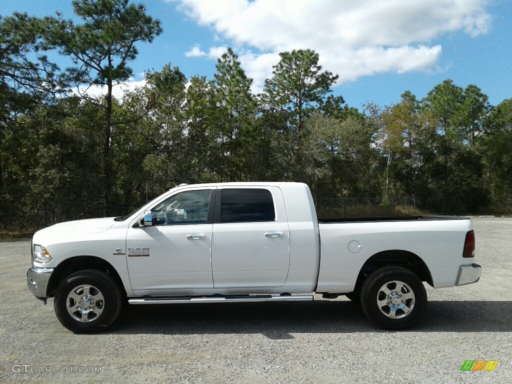 Bright White 2018 Ram 2500 Big Horn Mega Cab 4x4 Exterior Photo #123653479