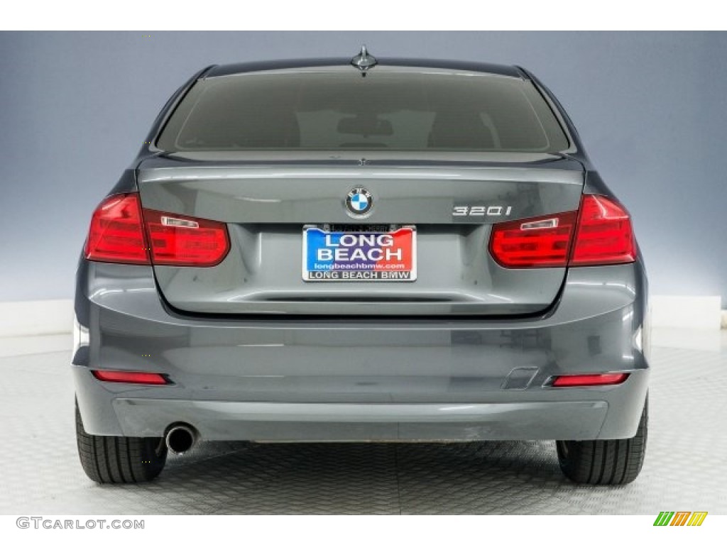 2014 3 Series 320i Sedan - Mineral Grey Metallic / Black photo #3