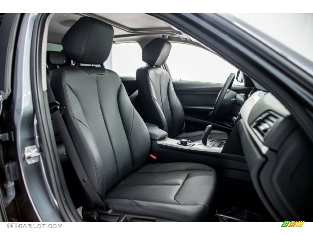 2014 3 Series 320i Sedan - Mineral Grey Metallic / Black photo #6