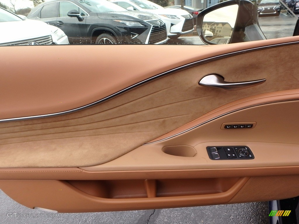 2018 Lexus LC 500 Toasted Caramel Door Panel Photo #123653839