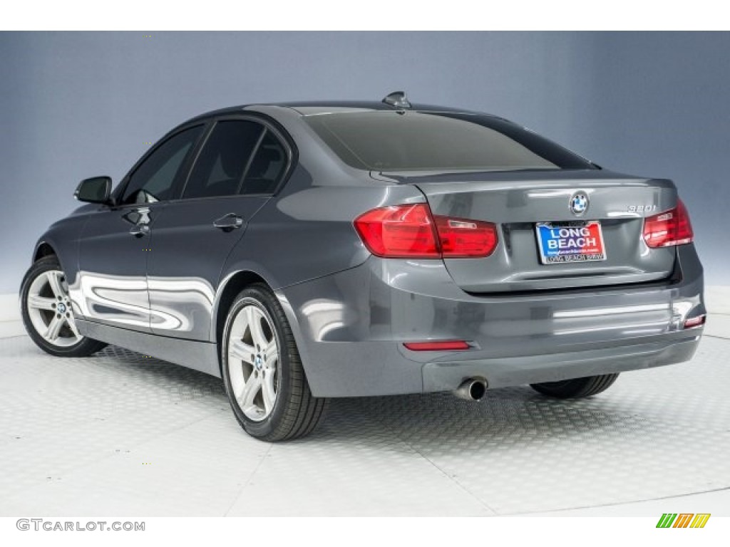 2014 3 Series 320i Sedan - Mineral Grey Metallic / Black photo #10