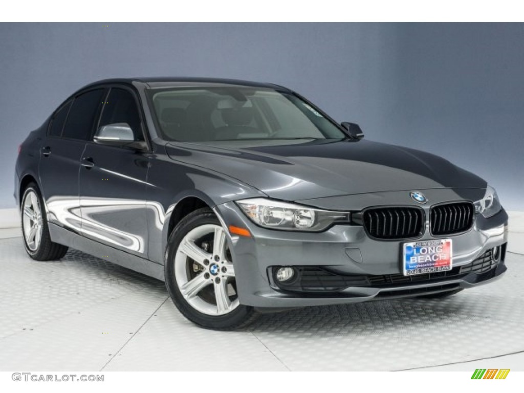 2014 3 Series 320i Sedan - Mineral Grey Metallic / Black photo #12