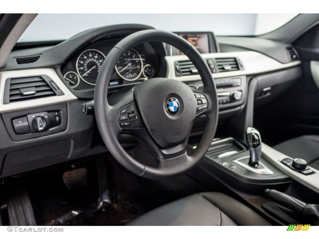 2014 3 Series 320i Sedan - Mineral Grey Metallic / Black photo #15