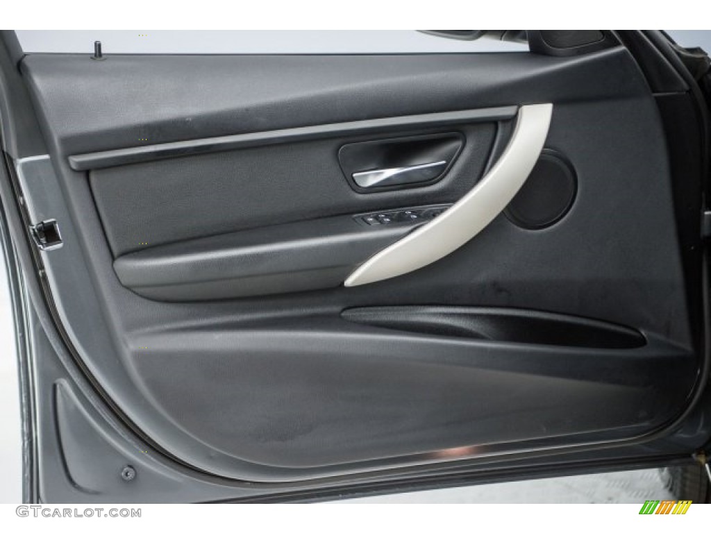 2014 3 Series 320i Sedan - Mineral Grey Metallic / Black photo #19
