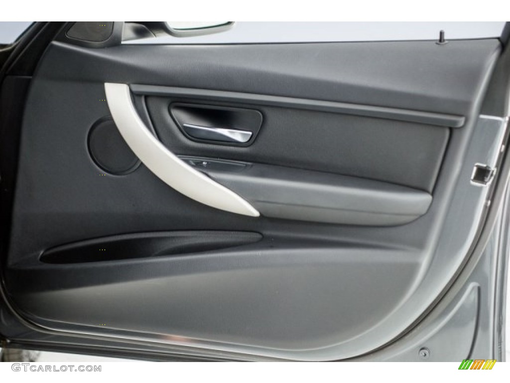 2014 3 Series 320i Sedan - Mineral Grey Metallic / Black photo #23