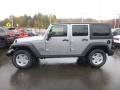 Billet Silver Metallic 2018 Jeep Wrangler Unlimited Sport 4x4 Exterior