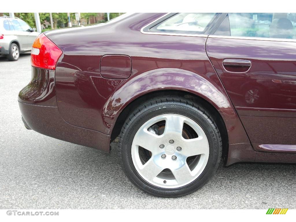 2004 A6 4.2 quattro Sedan - Burgundy Red Pearl Effect / Ebony/Vanilla photo #6