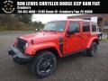 2018 Firecracker Red Jeep Wrangler Unlimited Freedom Edition 4X4  photo #1