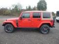Firecracker Red 2018 Jeep Wrangler Unlimited Freedom Edition 4X4 Exterior