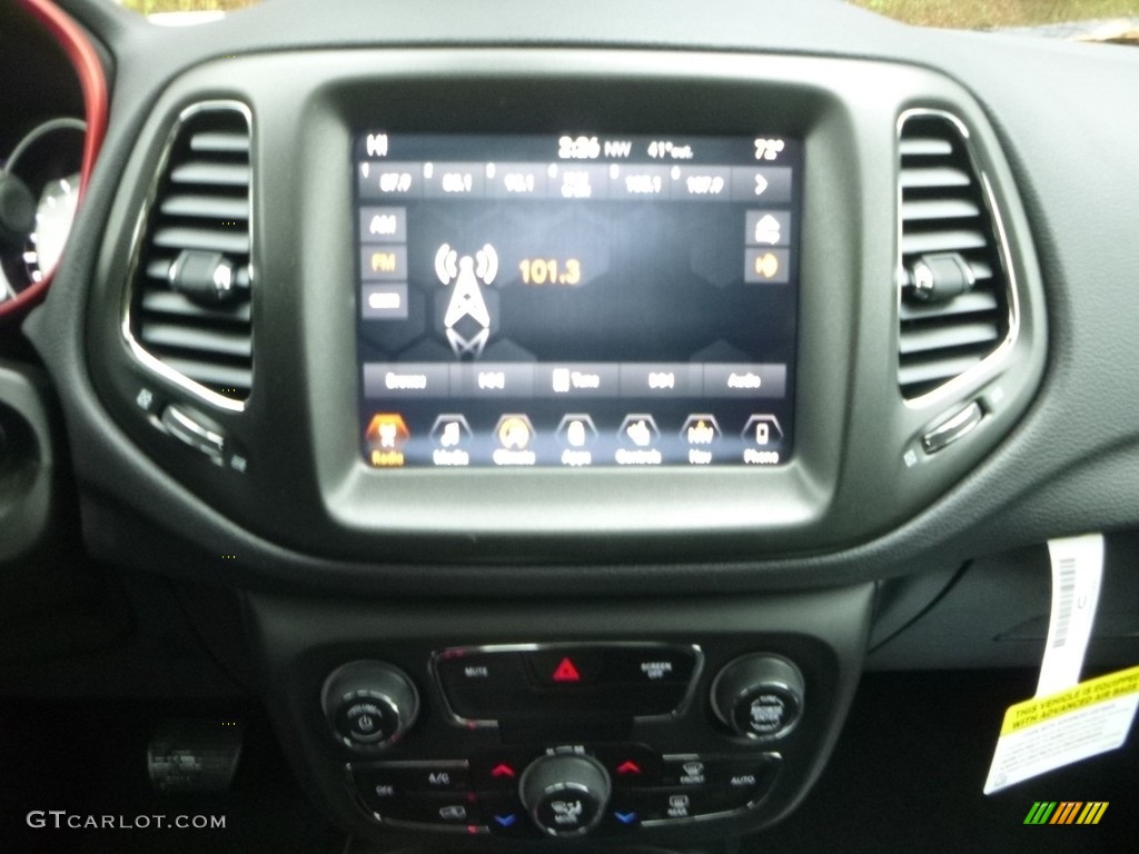 2018 Compass Trailhawk 4x4 - Spitfire Orange / Black/Ruby Red photo #16