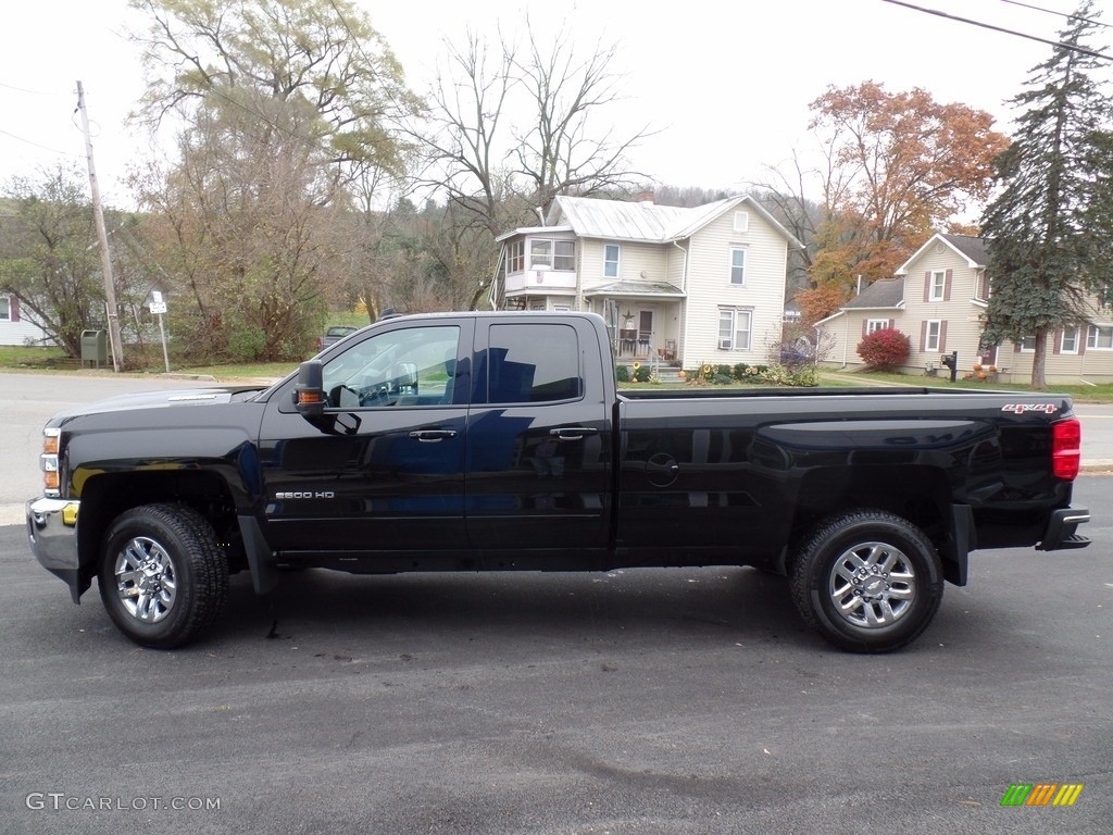 2017 Silverado 2500HD LT Double Cab 4x4 - Black / Jet Black photo #8