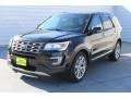 2017 Shadow Black Ford Explorer Limited  photo #3