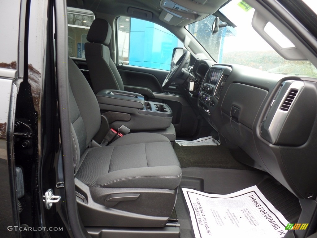 2017 Silverado 2500HD LT Double Cab 4x4 - Black / Jet Black photo #48