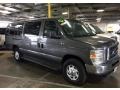 Sterling Grey Metallic 2009 Ford E Series Van E350 Super Duty XLT Extended Passenger