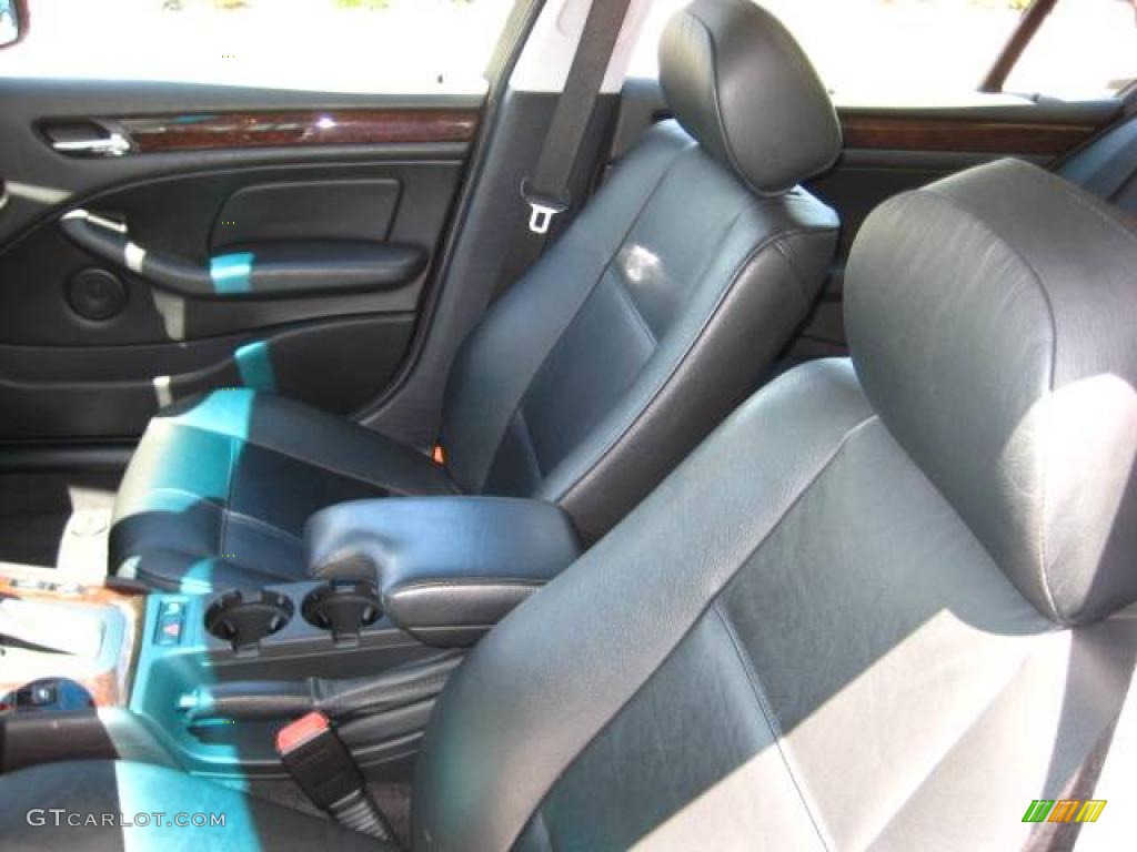 2004 3 Series 325i Sedan - Jet Black / Black photo #14