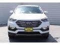 2018 Pearl White Hyundai Santa Fe Sport   photo #2