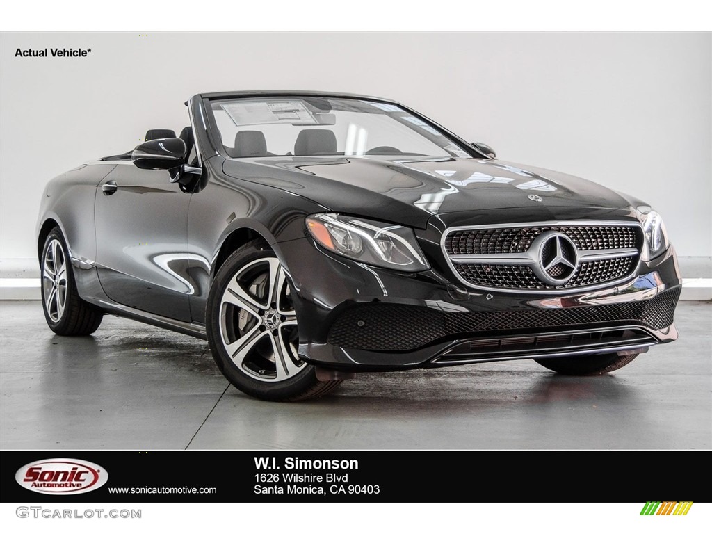 2018 E 400 Convertible - Black / Black photo #1