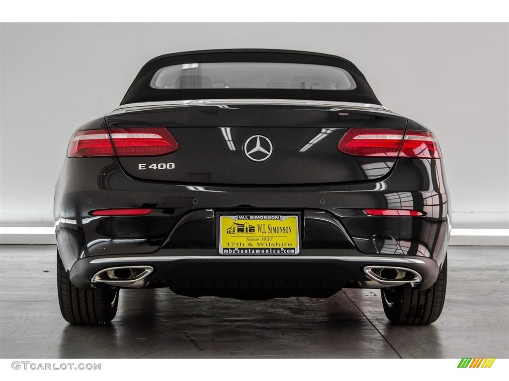 2018 E 400 Convertible - Black / Black photo #4