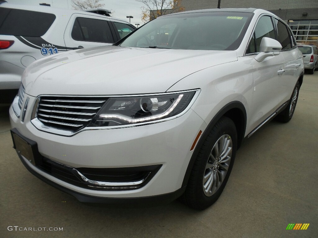 White Platinum Metallic Tri-Coat 2018 Lincoln MKX Select Exterior Photo #123665056