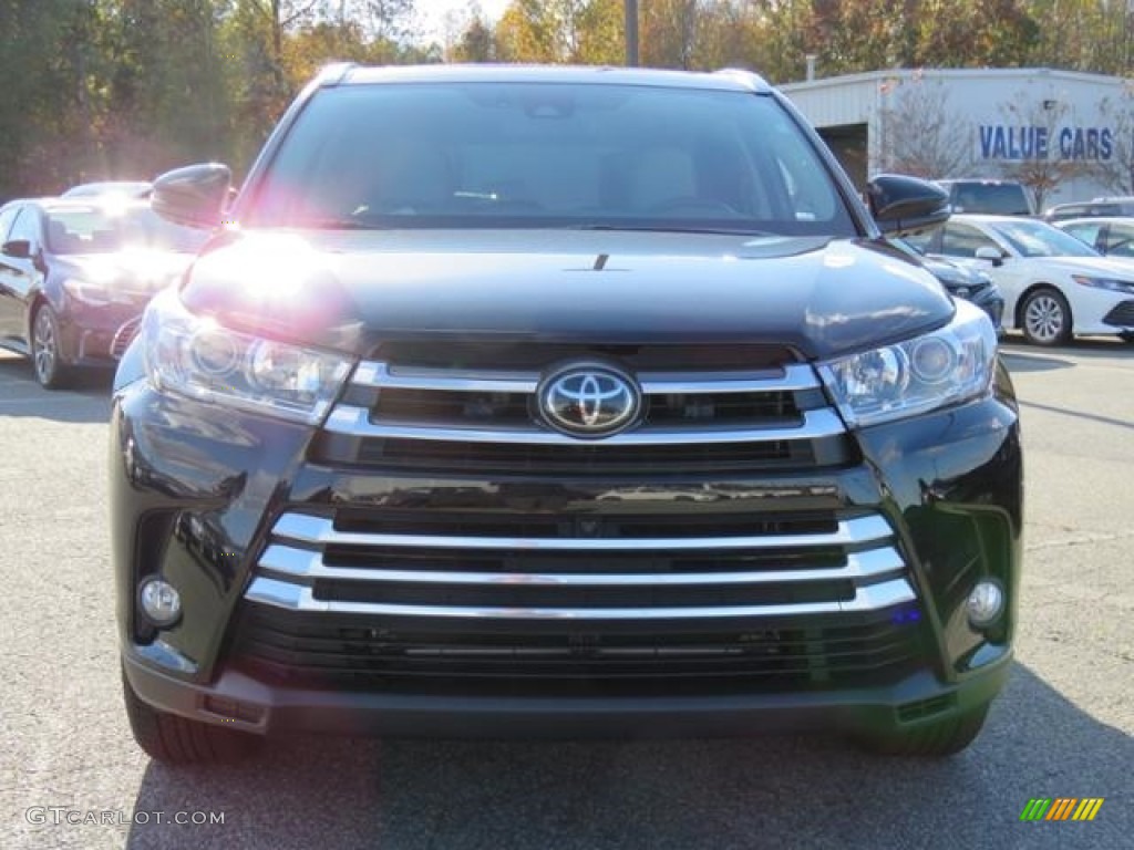 2018 Highlander Limited - Midnight Black Metallic / Ash photo #2