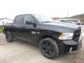 2018 Brilliant Black Crystal Pearl Ram 1500 Express Crew Cab 4x4  photo #6