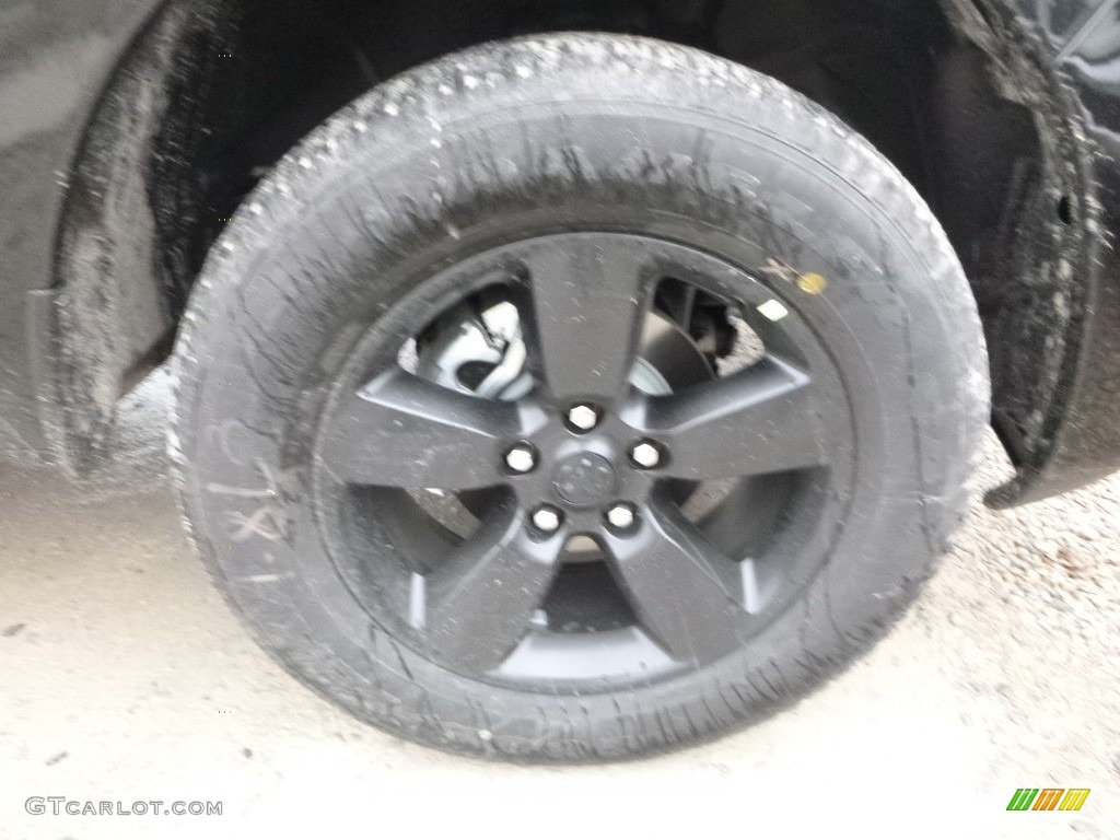 2018 1500 Express Crew Cab 4x4 - Brilliant Black Crystal Pearl / Black/Diesel Gray photo #8