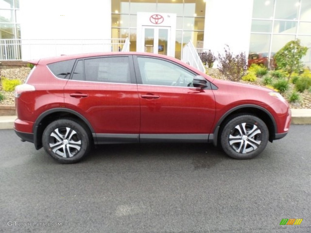 Ruby Flare Pearl 2018 Toyota RAV4 LE AWD Exterior Photo #123668411