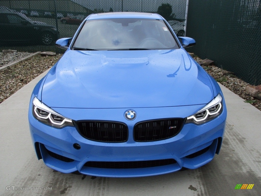 2018 M3 Sedan - Yas Marina Blue Metallic / Black photo #6