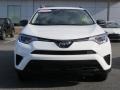 2018 Super White Toyota RAV4 LE  photo #2