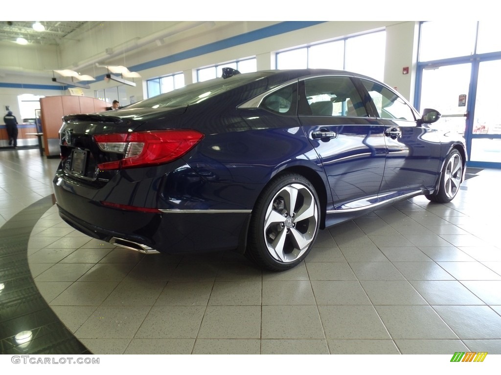2018 Accord Touring Sedan - Obsidian Blue Pearl / Gray photo #5