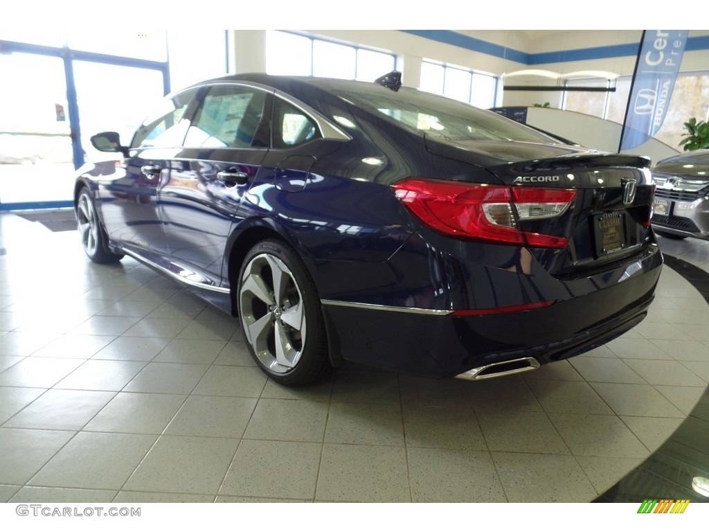 2018 Accord Touring Sedan - Obsidian Blue Pearl / Gray photo #7