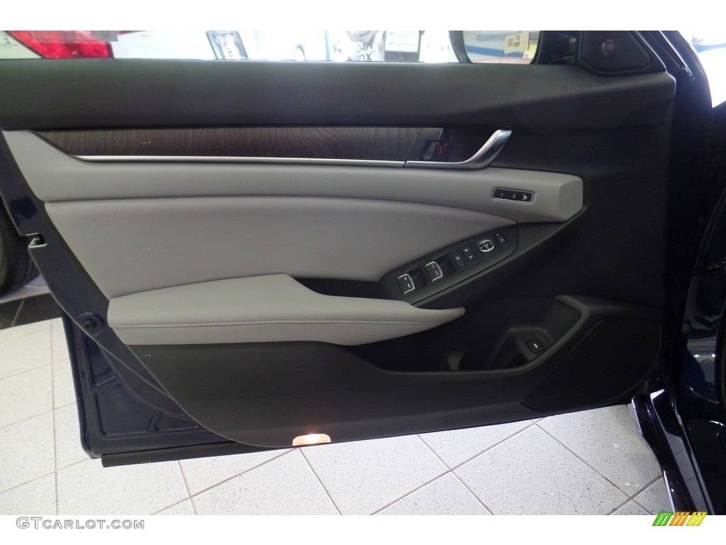 2018 Accord Touring Sedan - Obsidian Blue Pearl / Gray photo #9