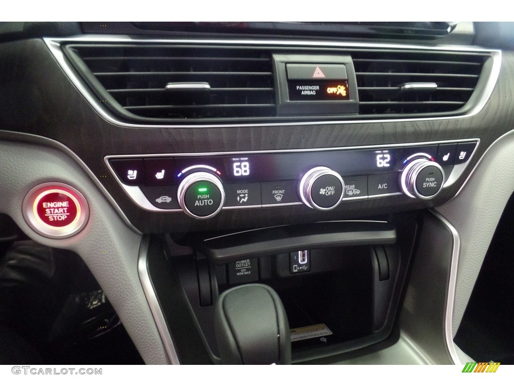 2018 Accord Touring Sedan - Obsidian Blue Pearl / Gray photo #17