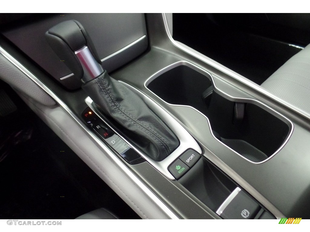 2018 Accord Touring Sedan - Obsidian Blue Pearl / Gray photo #18