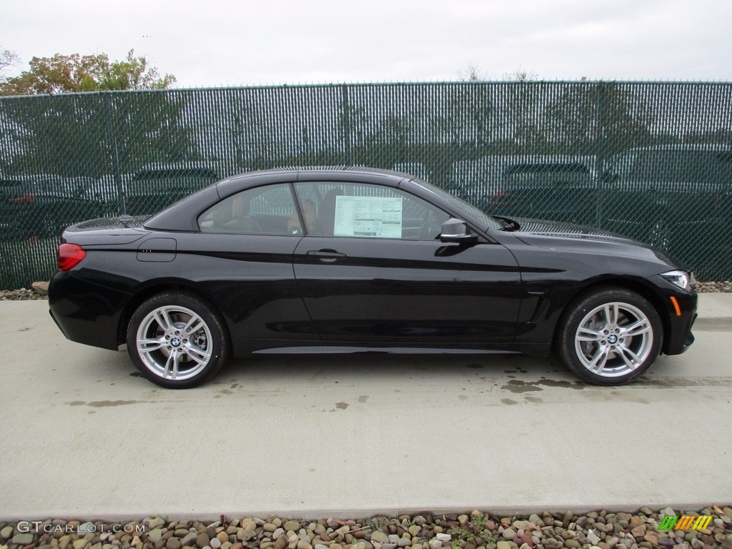 Black Sapphire Metallic 2018 BMW 4 Series 440i xDrive Convertible Exterior Photo #123671033
