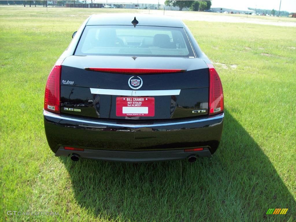 2009 CTS Sedan - Black Raven / Ebony photo #6