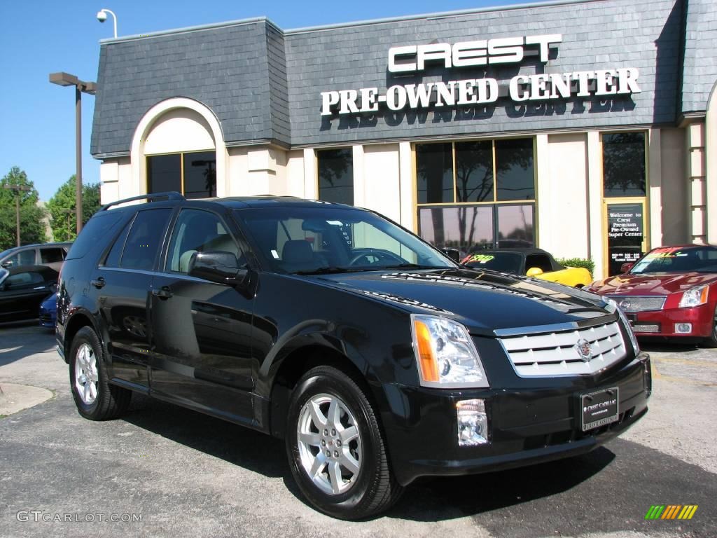 2009 SRX V6 - Black Ice / Ebony/Light Gray photo #1