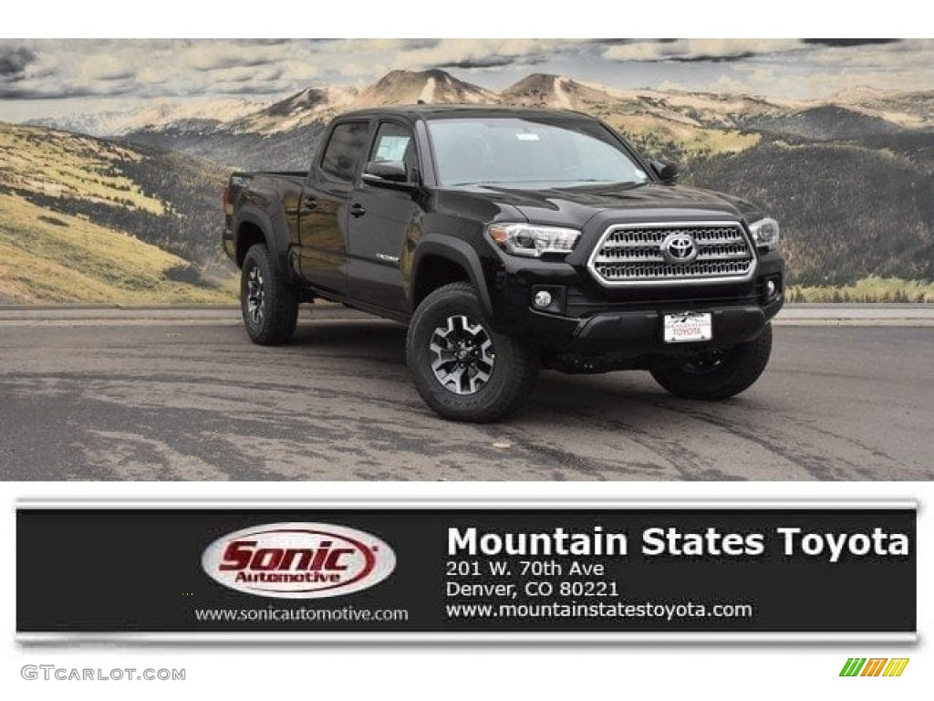 2017 Tacoma TRD Off Road Double Cab 4x4 - Black / TRD Graphite photo #1