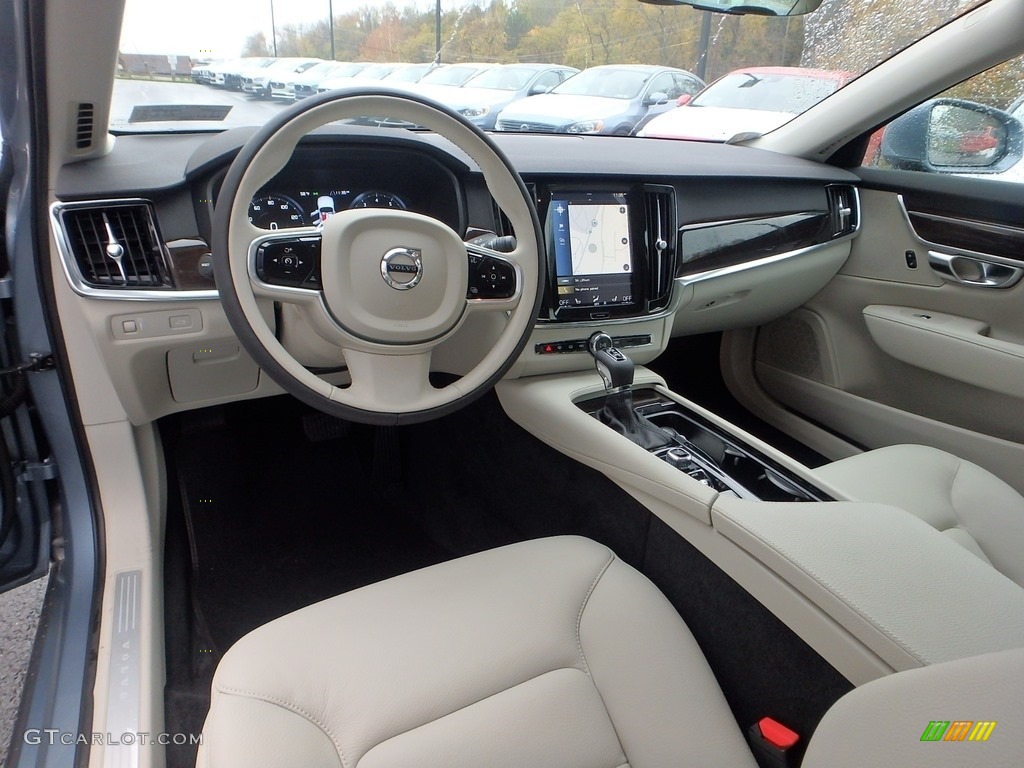 Blonde Interior 2018 Volvo S90 T5 AWD Momentum Photo #123674333