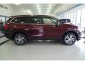 2017 Dark Cherry Pearl Honda Pilot EX-L AWD w/Navigation  photo #4